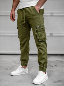 Men's Cargo Joggers Khaki Bolf MP0181MVA