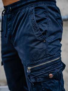 Men's Cargo Joggers Navy Blue Bolf CT6702S0