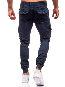 Men's Cargo Joggers Navy Blue Bolf JM5502