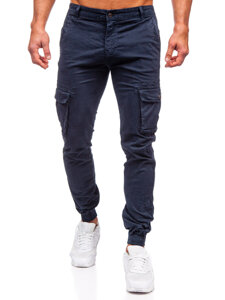 Men's Cargo Joggers Navy Blue Bolf JM5502