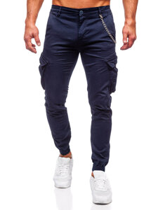 Men's Cargo Joggers Navy Blue Bolf SK850