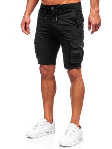 Men's Cargo Shorts Black Bolf BB70010