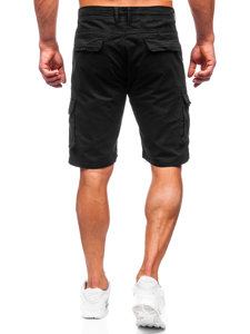 Men's Cargo Shorts Black Bolf J707