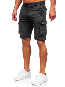 Men's Cargo Shorts Black Bolf XX160086