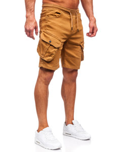 Men's Cargo Shorts Camel Bolf 384K