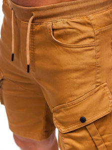 Men's Cargo Shorts Camel Bolf 384K