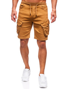 Men's Cargo Shorts Camel Bolf 384K