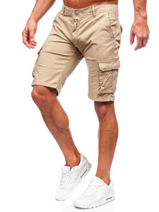 Men's Cargo Shorts Camel Bolf J707