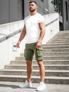 Men's Cargo Shorts Green Bolf XX160086