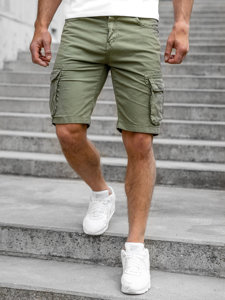 Men's Cargo Shorts Green Bolf YF2219