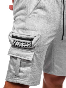 Men's Cargo Shorts Grey Bolf HS7180