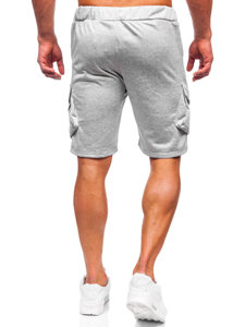 Men's Cargo Shorts Grey Bolf HS7188