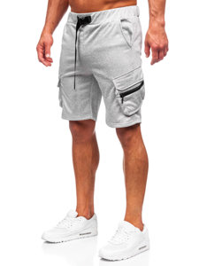 Men's Cargo Shorts Grey Bolf HS7188