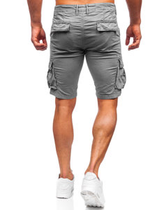 Men's Cargo Shorts Grey Bolf YF2221