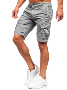 Men's Cargo Shorts Grey Bolf YF2222