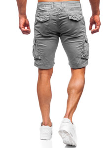 Men's Cargo Shorts Grey Bolf YF2222