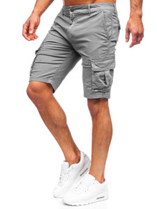 Men's Cargo Shorts Grey Bolf YF2225