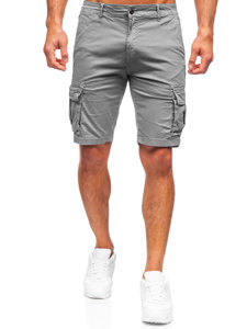 Men's Cargo Shorts Grey Bolf YF2225