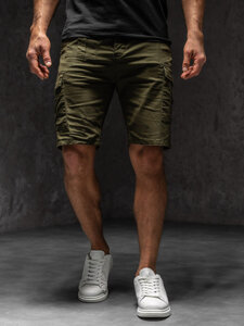 Men's Cargo Shorts Khaki Bolf MP0188MVA1