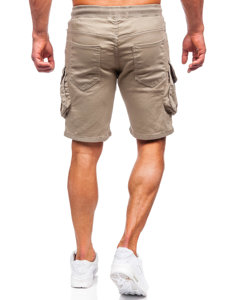 Men's Cargo Shorts Light Beige Bolf 384K