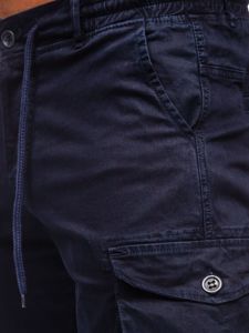 Men's Cargo Shorts Navy Blue Bolf 5011