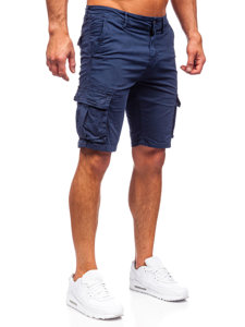 Men's Cargo Shorts Navy Blue Bolf YF2221