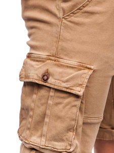 Men's Cargo Shorts with Belt Camel Bolf MP0109K