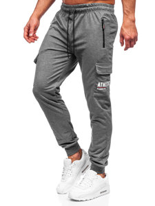 Men's Cargo Sweatpants Anthracite Bolf JX5061