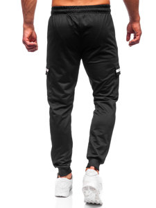 Men's Cargo Sweatpants Black Bolf JX5063