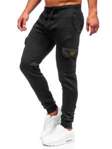 Men's Cargo Sweatpants Black Bolf JX8709