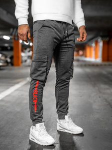 Men's Cargo Sweatpants Graphite Bolf HW2357