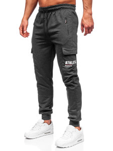 Men's Cargo Sweatpants Graphite Bolf JX5061