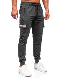 Men's Cargo Sweatpants Graphite Bolf JX5063