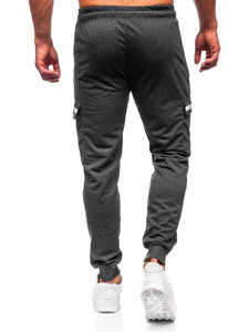 Men's Cargo Sweatpants Graphite Bolf JX5063