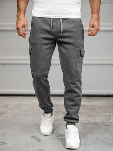 Men's Cargo Sweatpants Graphite Bolf JX8709