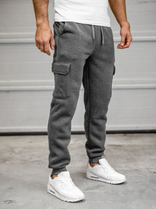 Men's Cargo Sweatpants Graphite Bolf JX8709