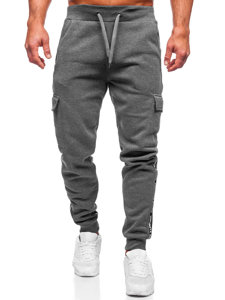 Men's Cargo Sweatpants Graphite Bolf JX8715