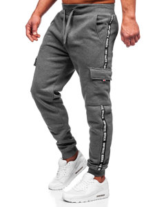 Men's Cargo Sweatpants Graphite Bolf JX8715