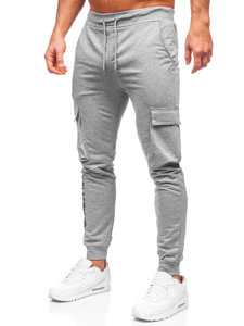 Men's Cargo Sweatpants Grey Bolf HW2357