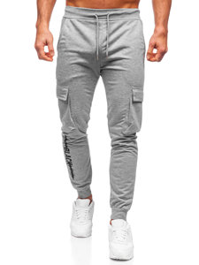 Men's Cargo Sweatpants Grey Bolf HW2357