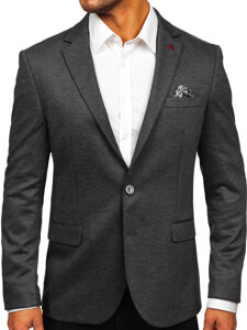 Men's Casual Blazer Anthracite Bolf 023