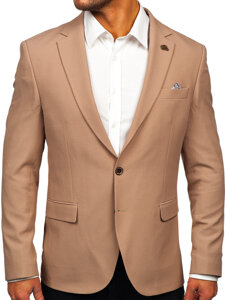 Men's Casual Blazer Beige Bolf 025