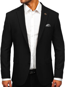 Men's Casual Blazer Black Bolf 025