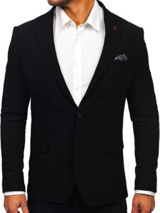 Men's Casual Blazer Black Bolf 026