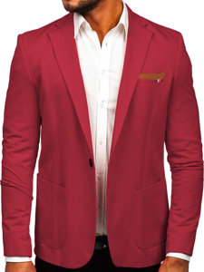 Men's Casual Blazer Claret Bolf 1652