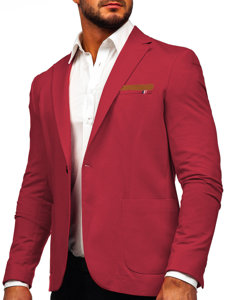 Men's Casual Blazer Claret Bolf 1652