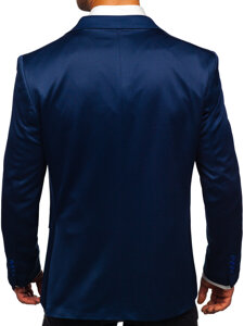 Men's Casual Blazer Navy Blue Bolf 022