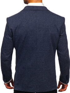 Men's Casual Blazer Navy Blue Bolf 023