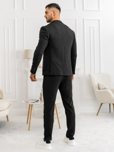 Men's Casual Suit Black Bolf 01