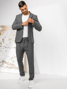 Men's Casual Suit Grey Bolf 09